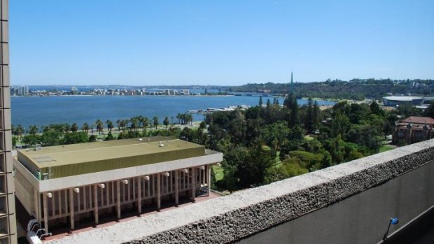 The WA Club's new home boasts panoramic views of Perth.