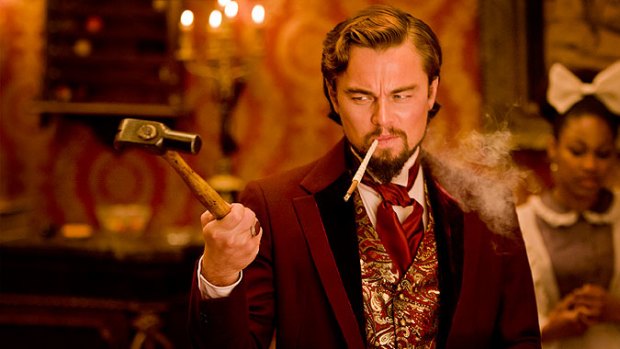 Leonardo DiCaprio plays Calvin Candie in Tarantino's new film.