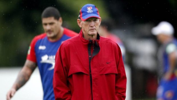 Quitting the Knights ... Wayne Bennett's club for 2015 is shrouded in mystery.