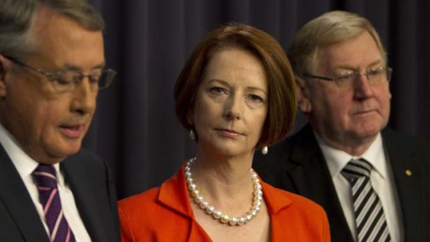 "I'm happy now and in the 2013 election to say 'who do you trust to manage the economy in the interests of working people?'" ... Prime Minister Julia Gillard.