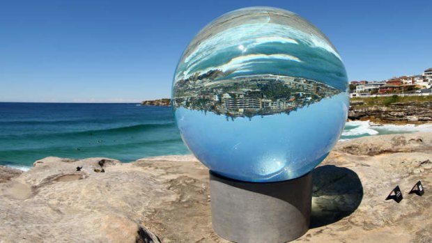 <i>Horizon</i>  by Lucy Humphrey at the <i>Sculpture By The Sea</i> exhibition at Bondi.