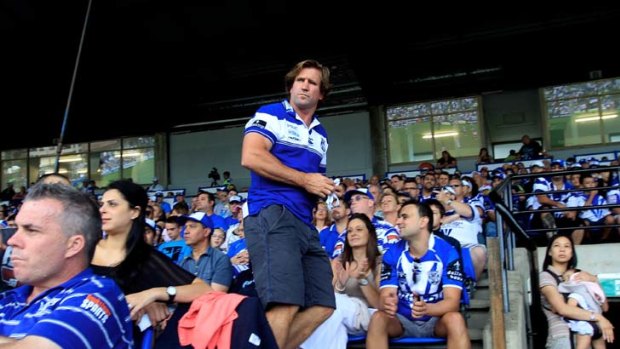 Des Hasler coached Canterbury for the first time yesterday in a trial, at their spiritual home of Belmore Oval.