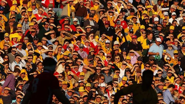 Just like the old days &#8230; Saturday's Allianz Stadium crowd for the Wallabies-Wales Test revelled in the atmosphere of afternoon football at Moore Park.