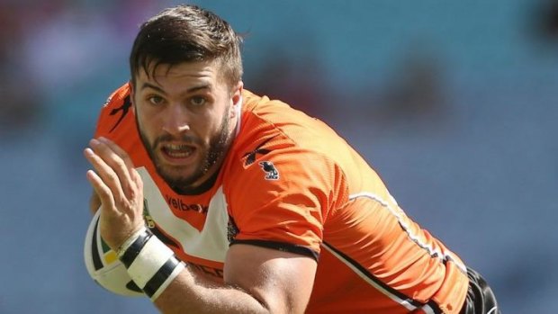 Back to his best: Wests Tigers fullback James Tedesco has rediscovered the speed that once had him touted as a future star.