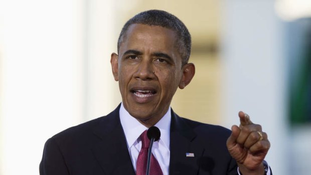 President Barack Obama lukewarm on Mideast intervention.