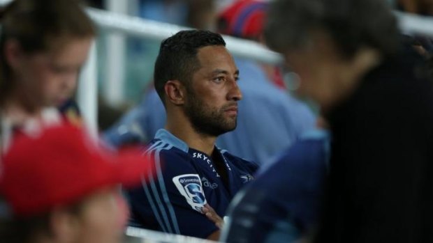 Benji Marshall has played 15 minutes in the Blues' opening three matches of Super Rugby.