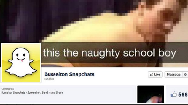 The Busselton Snapchat Facebook page has attracted a police warning.