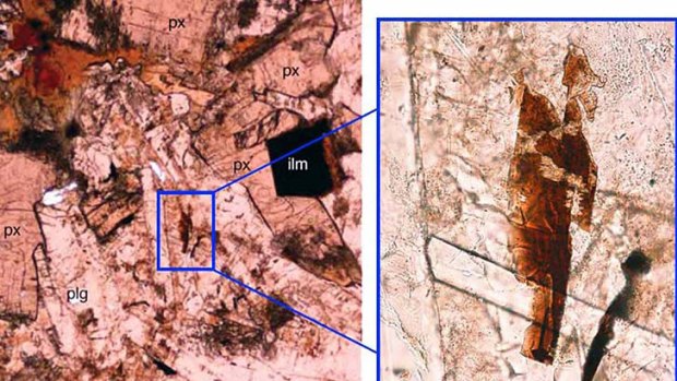 Bits of tranquillityite, a mineral previously known only from moon rocks and lunar meteorites, have been found in rocks from several sites in WA.