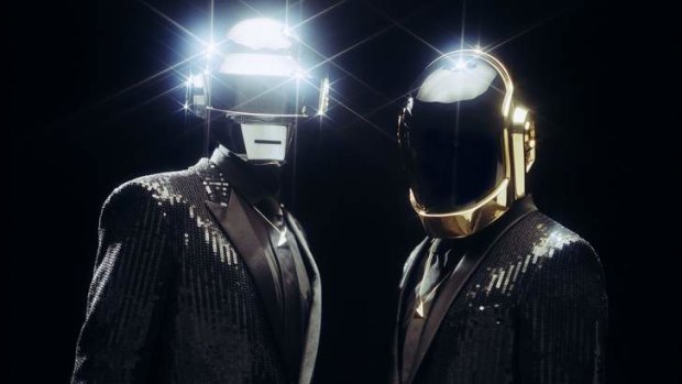 Still getting lucky: French duo Daft Punk had the most streamed track in Australia, which came in fourth worldwide.
