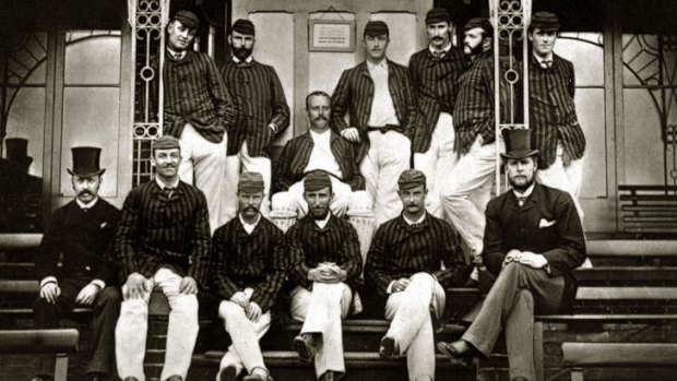 The Australians who played at Rupertswood in 1882.