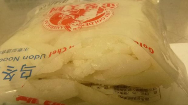 The drugs were in bags labelled 'Udon Noodles'.