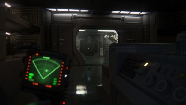 A screen from <i>Alien: Isolation</i>.