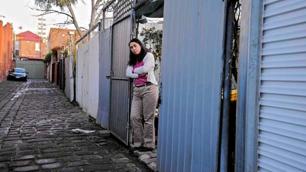 Carlton resident Linda Bond was alarmed recently to see a camera on a pole peering over her back fence from the lane behind her house.