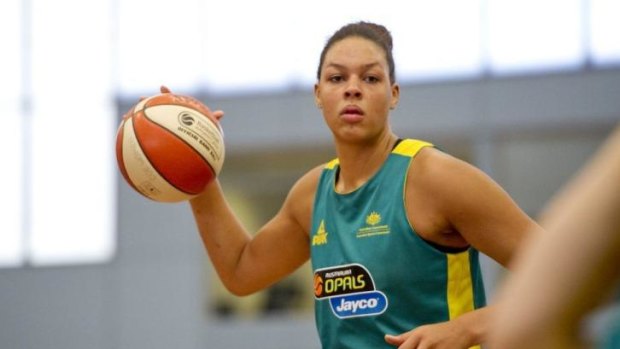 Ready to take on the world: Liz Cambage wants a medal for the Opals at this year's World Championships.