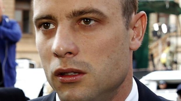 Olympic and Paralympic track star Oscar Pistorius: a 'broken man'. 