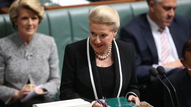Bronwyn Bishop has made controversial comments about Gonski reforms.