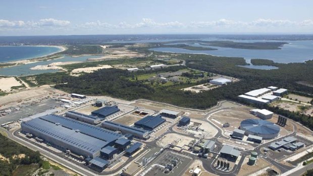 The Kurnell desalination plant provides 15% of metropolitan  drinking water.