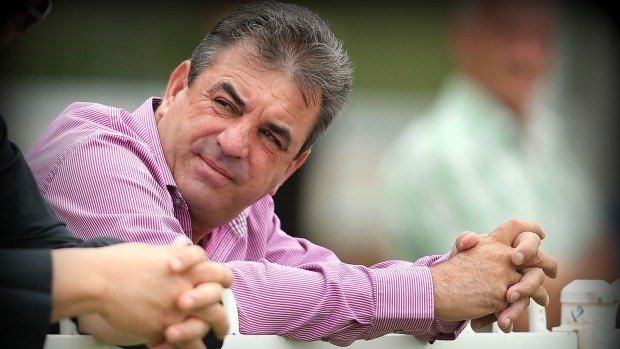 Horse trainer Mark Kavanagh, pictured, is under investigation by Racing Victoria Stewards.