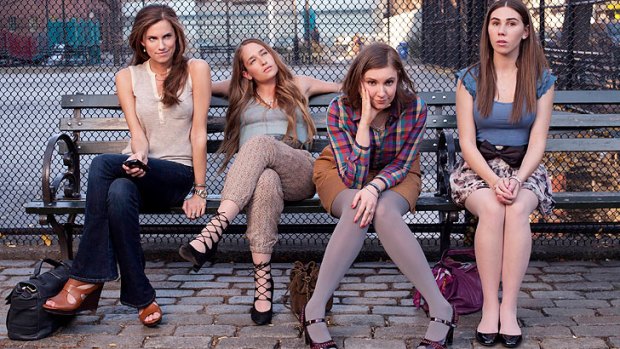 The cast of <i>Girls</i>: Allison Williams, Jemima Kirke, Lena Dunham and Zosia Mamet.