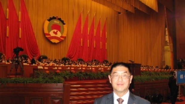 Dr Zhu at a Chinese People's Political Consultative Conference meeting in Beijing, March 2014.