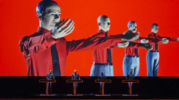 Time keepers &#8230; Kraftwerk perform <i>The Catalogue 1 2 3 4 5 6 7 8</i> at London's Tate Modern.