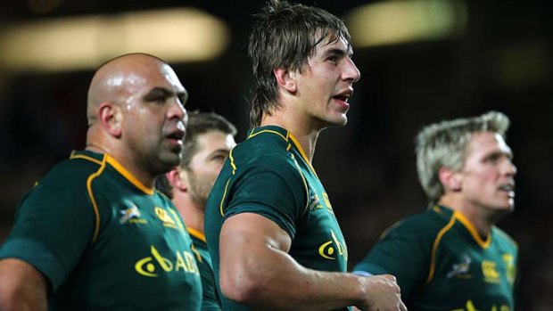 South African lock Eben Etzebeth is one of the big men of whom Australia will have to be wary.