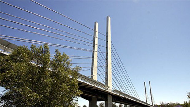 The Eleanor Schonell Bridge linking St Lucia and Dutton Park.