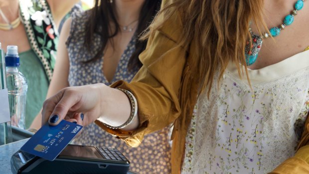 Visa says the share of face-to-face transactions that are contactless has risen to 92 per cent.