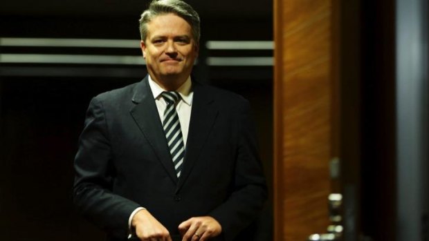 Finance Minister Mathias Cormann: Borrowing lines from Arnold Schwarzenegger.