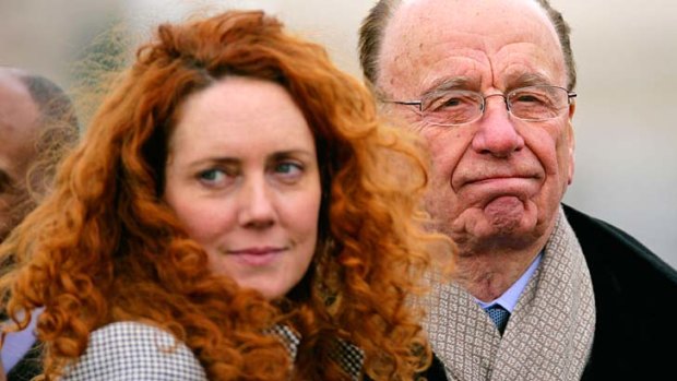 More than messengers &#8230; Murdoch with ''uncredentialled chancer'' Rebekah Brooks in 2010.