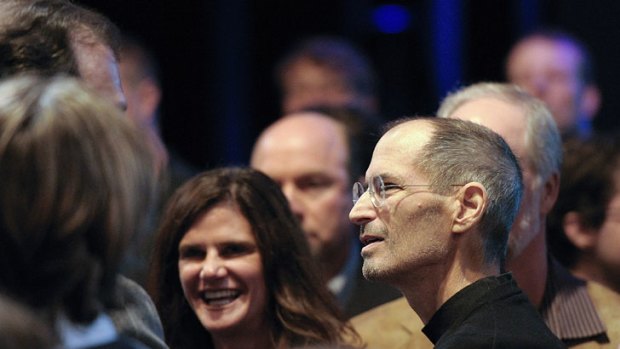 The out-going chief executive of Apple, Steve Jobs.