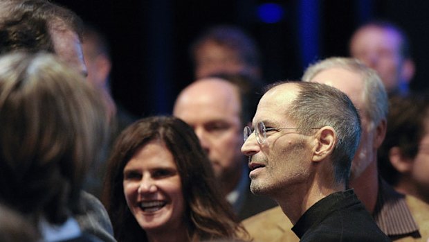 The out-going chief executive of Apple, Steve Jobs.