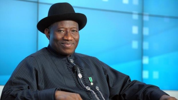 Struggling to contain insurgents: Nigerian President Goodluck Jonathan. 