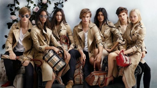 An advertisement for Burberry, one of the companies seeking a tax deal in Luxembourg.