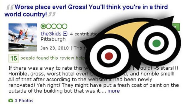 TripAdvisor has come under fire in recent times over fake reviews posted by users of its website.