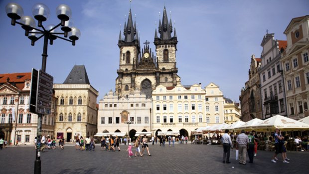 Bohemian rhapsody ... Old Town Square is one of Prague's fairytale sights.