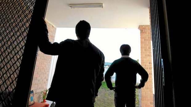 At home: Two under-age asylum seekers.