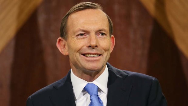 Unpopular: Prime Minister Tony Abbott.