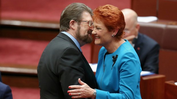 Like most of the Senate's crossbench, Senator Pauline Hanson and Senator Derryn Hinch can be expected to help encourage small businesses.