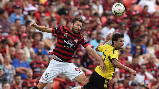 Out west: The Wanderers played Wellington at Penrith in February this year.