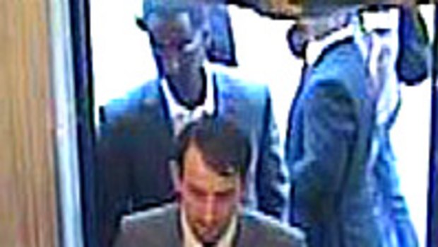 Two men who detectives want to speak to in connection with the jewellery heist in central London.