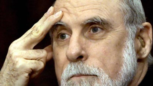Wow, what a title...Google's vice-president and chief internet evangelist Vinton Cerf. Photo: Reuters.
