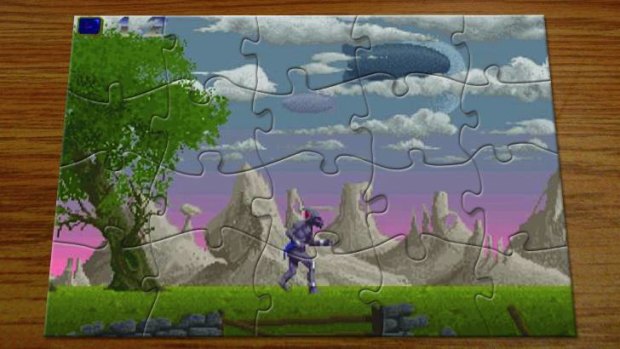 Here's another classic game, presented in pieces. Can you work it out before the whole image is revealed?