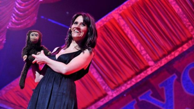 British ventriloquist Nina Conti honed her act with Monkey, a grumpy simian prone to berating audience members.