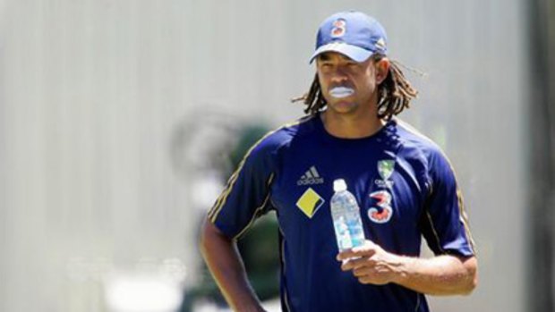 'In a good place' ... Andrew Symonds is making a life for himself away from cricket in Townsville.