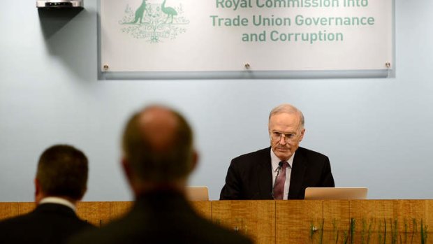 First day of royal commission: Dyson Heydon declares inquiry is not setting out to curb trade union activities.