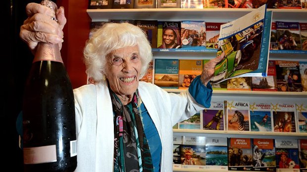 Doris Hall will celebrate her 99th birthday before going to Bangkok.