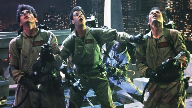 <i> Ghostbusters </i>, starring (from left) Harold Ramis, Dan Akroyd and Bill Murray. 