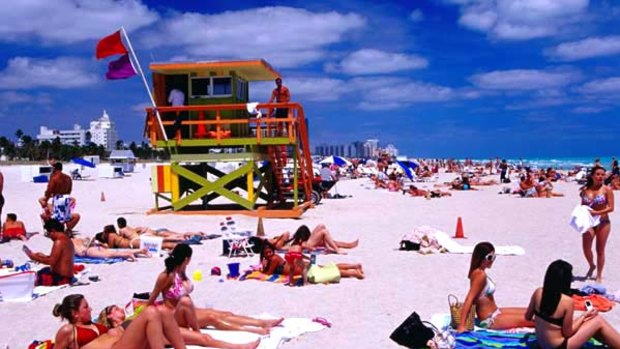 Under threat ... Florida's famous white beaches may be hit by the Gulf of Mexico oil spill.