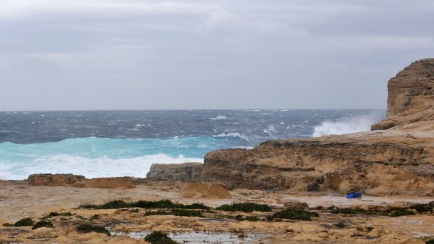 Gone: Where the Azure Window had been. 